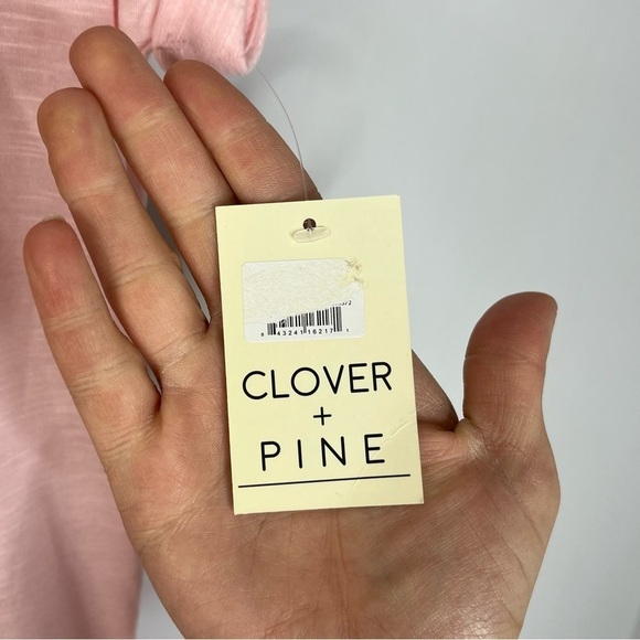 Clover + Pine NEW Size Medium Swing Tee Easter Bunny 3D Pink A7 - Picture 6 of 6